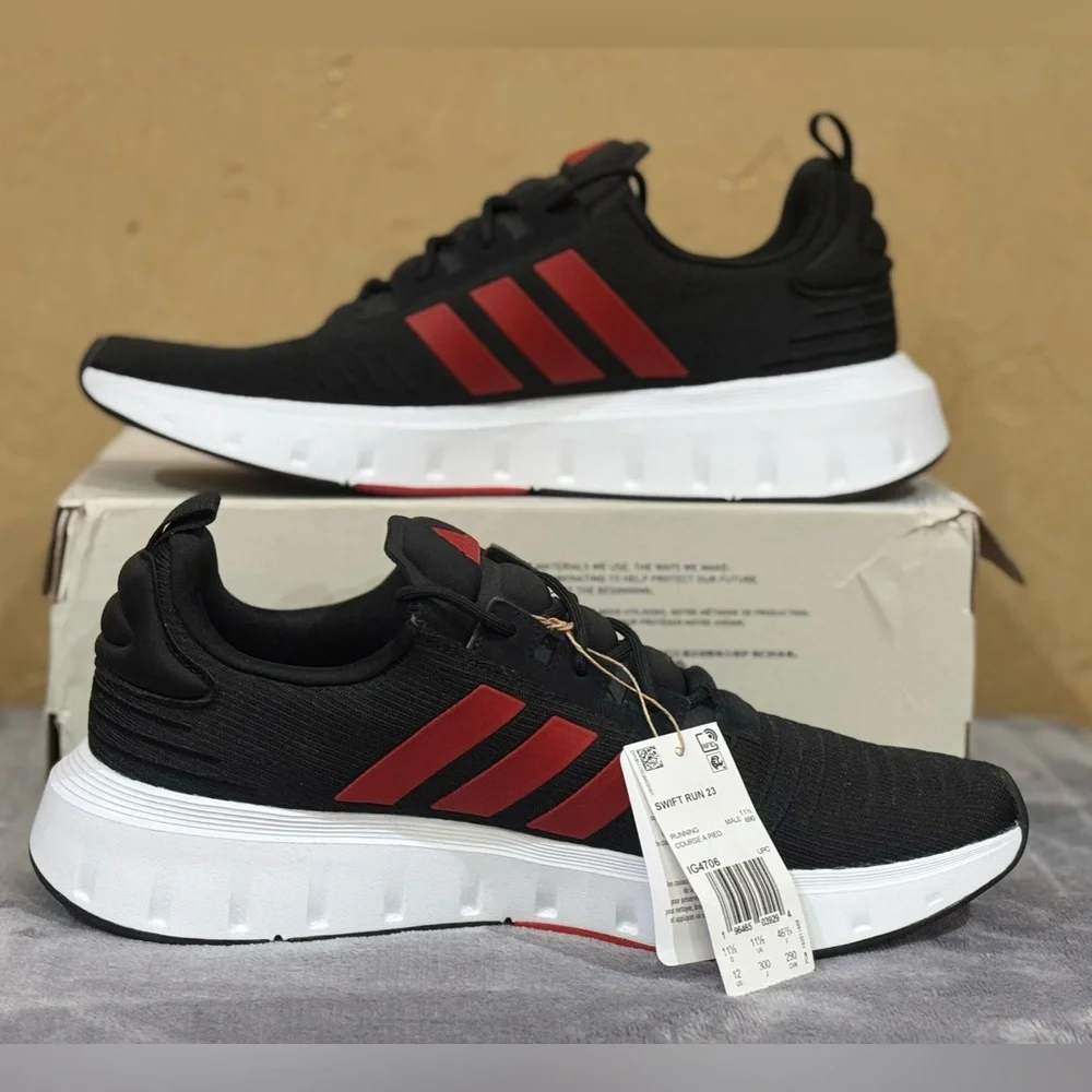 Adidas Men Swift Run Core Sneakers
(Size 12) - Picture 1 of 7